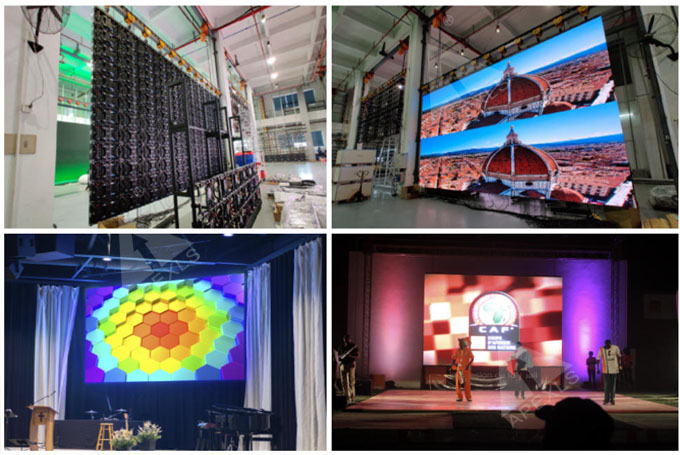 stage rental led display case