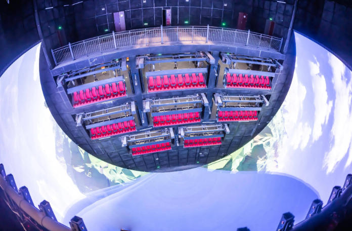 Dome Theater Structure (Dome Screen + Seats + Infrastructure Platform)