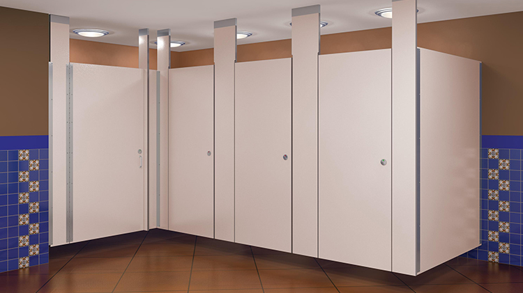 What are the advantages of different bathroom partitions?