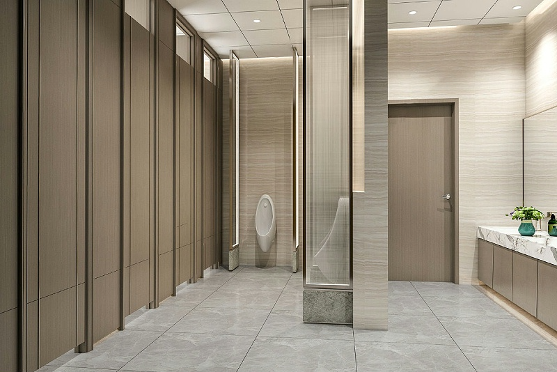How should public toilets be designed?