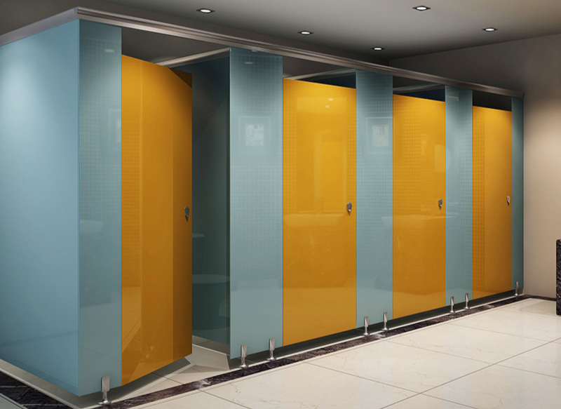 How to choose the public bathroom partition material?