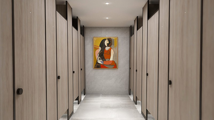 How much do you know about the size of public bathroom partitions?