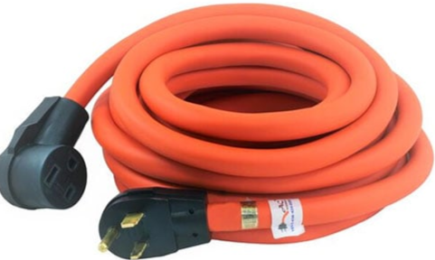 Understand the meaning of warning labels on the extension line