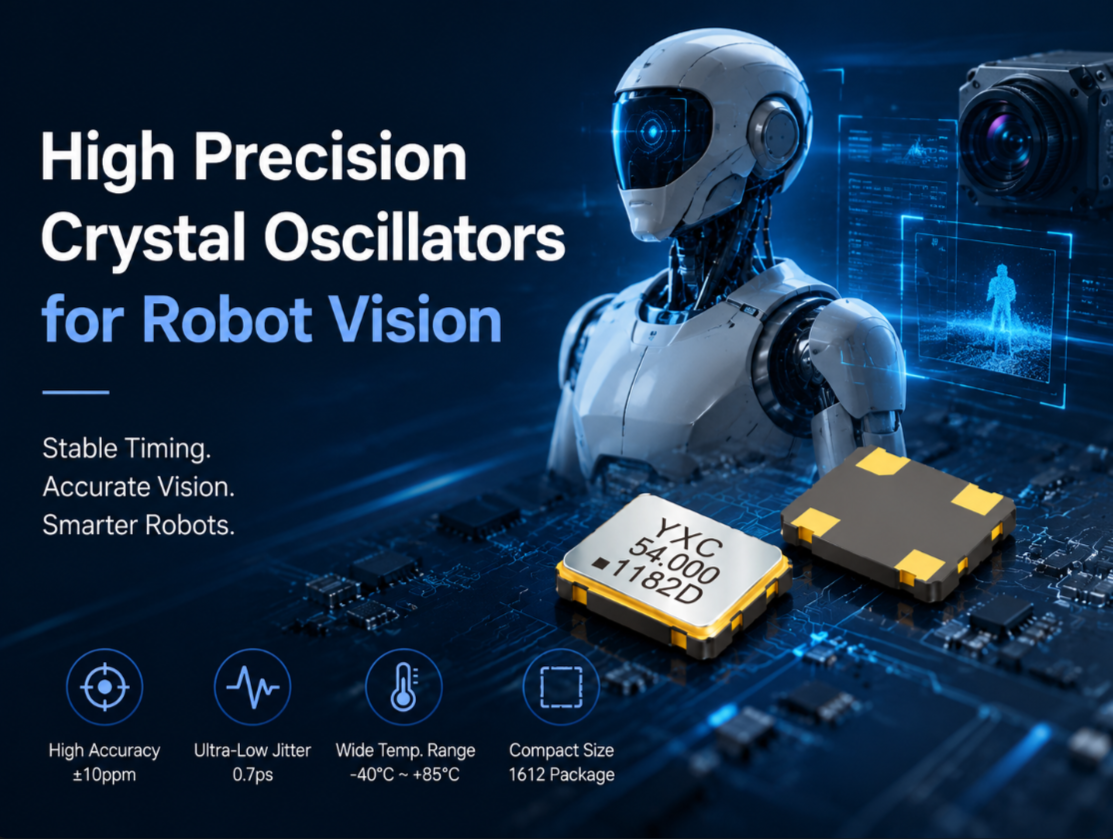 High Precision Crystal Oscillators for Robot Vision
