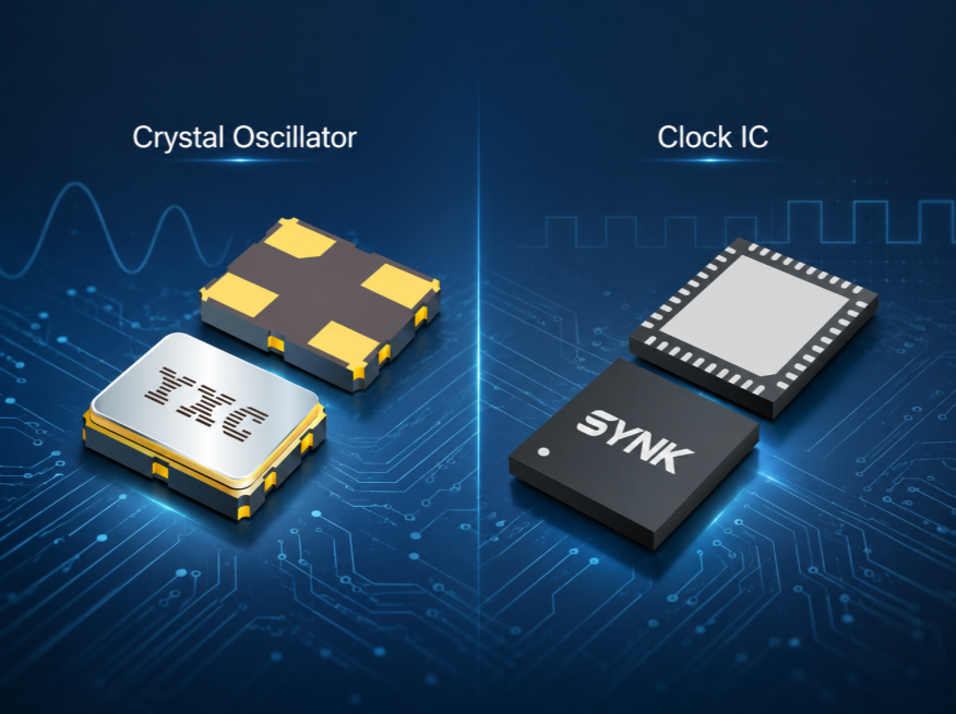 Crystal Oscillators vs. Clock ICs: What’s the Difference?
