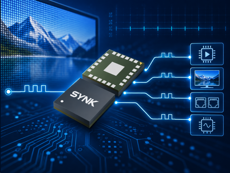 Multi-Clock Solution for 8K Video Processors