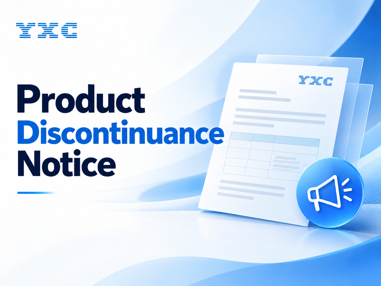 Product Discontinuance Notice