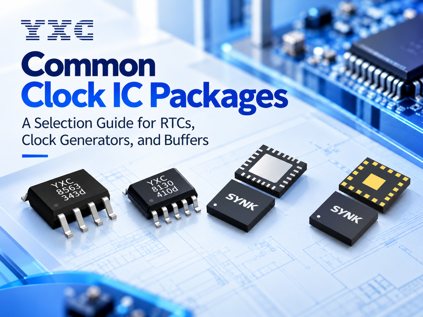 Common Clock IC Packages: A Selection Guide for RTCs, Clock Generators, and Buffers